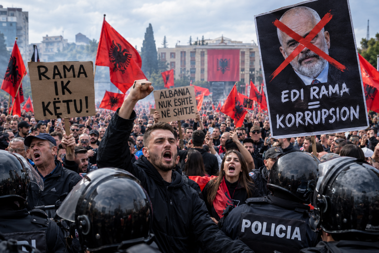 Revolución en Albania